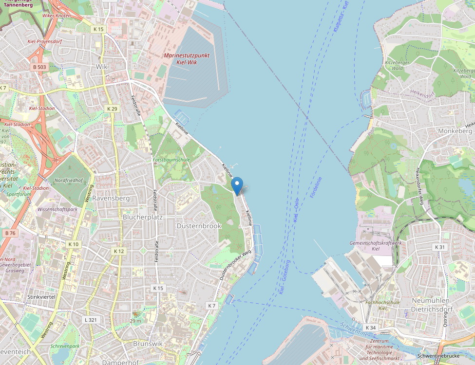 Kartenausschnitt von OpenStreetMap